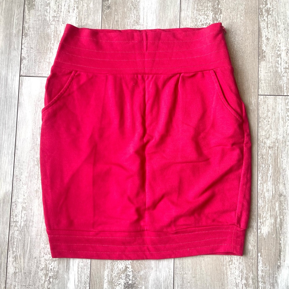 Hot Pink Pencil Skirt